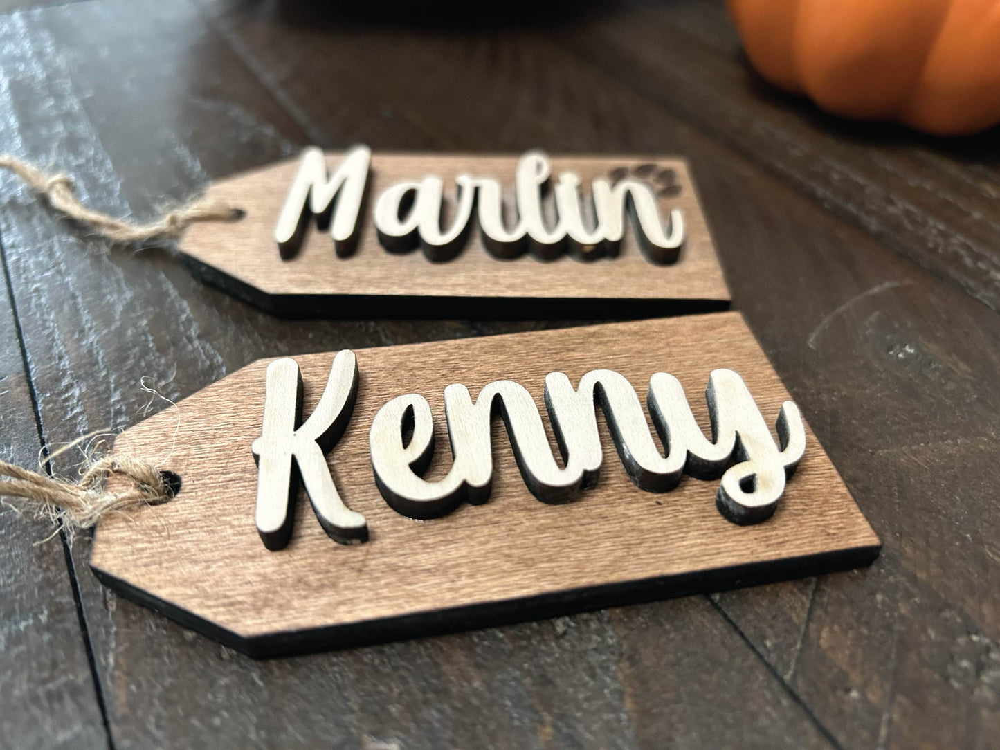 Personalized gift tag - Custom name tag - Wood gift tag - Christmas gift tag - stocking tag -Wedding favour - Christmas - Gift tag - Gifts